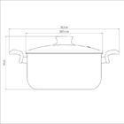 Caçarola Antiaderente 26 Cm 6 3 L Paris Vermelho Tramontina