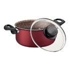 Caçarola Antiaderente 26 Cm 6 3 L Paris Vermelho Tramontina