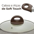 Caçarola Antiaderente Cerâmica Vanilla 20cm Brinox