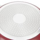 Caçarola Antiaderente De Indução Viena Vinho Revestimento Cer