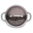 Caçarola Antiaderente Granito Stoneflon 28 Cm Vermelha Mta 84