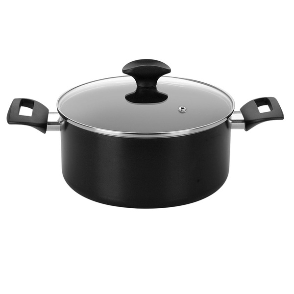 Caçarola Antiaderente Indução 20 Cm Preto Induct+ Multiflon 4