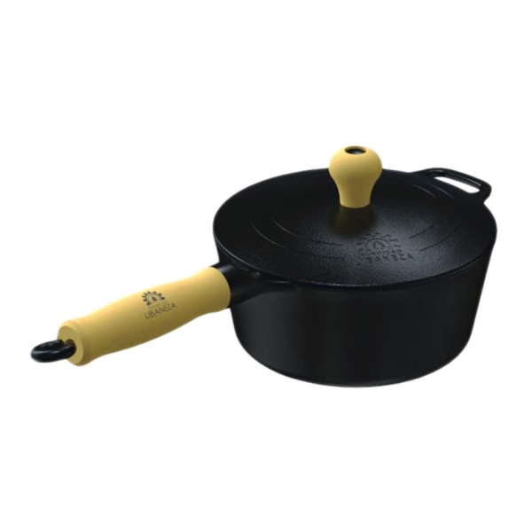 Caçarola Cabo De Madeira Tampa De Ferro 3 1 Litro 22cm