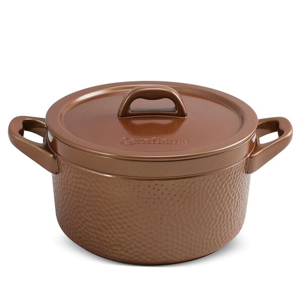 Caçarola Ceraflame Cerâmica Martelada+ 22cm 4000ml Cobre