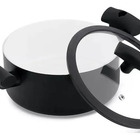 Caçarola Cerâmica Hercules 18cm Preta