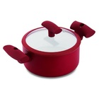 Caçarola Cerâmica Hercules 20cm Vermelha