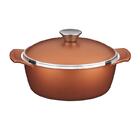 Cacarola Cocotte 14cm 0 8l Lyon Dourado Aluminio Com Revestim