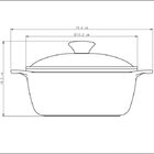 Cacarola Cocotte 14cm 0 8l Lyon Dourado Aluminio Com Revestim