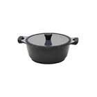 Caçarola Com Revestimento Cerâmico Ecolumi Premium 28cm Preta