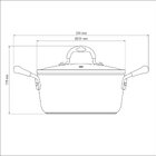 Caçarola Com Tampa 3,70 L Monaco Preta