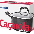Caçarola Com Tampa 3,70 L Monaco Preta
