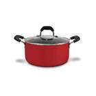 Caçarola Com Tampa Antiaderente 24 Cm 4,7 Litros Saffron Verm