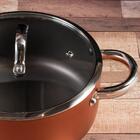 Caçarola Com Tampa Curry 20 X 9 5cm Cobre Brinox 7070/158