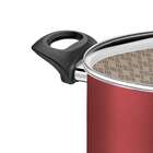 Caçarola Com Tampa De Vidro Paris Vermelha 28 Cm