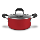 Caçarola Com Tampa Ø20 Saffron - Brinox 20 Cm Vermelho Brinox