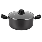 Caçarola De Alumínio 20 Cm Antiaderente Preto Gourmet Multifl