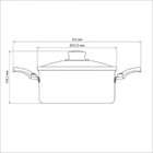 Caçarola De Aluminio Com Revestimento Interno De Antiaderente