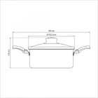 Caçarola De Aluminio Com Revestimento Interno De Antiaderente