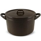 Caçarola De Cerâmica Martelada 28cm 6l Chocolate Ceraflame