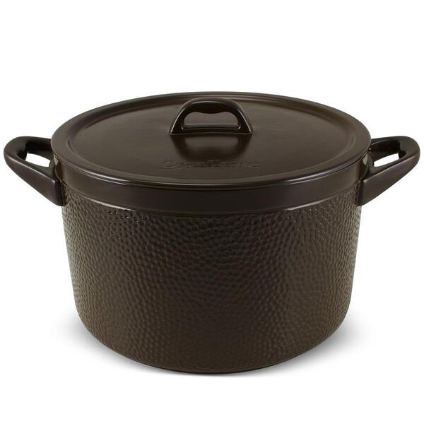 Caçarola De Cerâmica Martelada 28cm 6l Chocolate Ceraflame