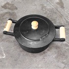 Caçarola De Ferro 2 Alças Com Tampa De Ferro - 4 8 Lt