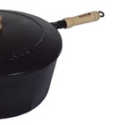 Caçarola De Ferro Com Cabo E Tampa De Ferro - 3 5 Lt