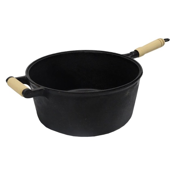Caçarola De Ferro Fundido Com Cabo Sem Tampa - 2 Lt