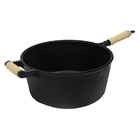 Caçarola De Ferro Fundido Com Cabo Sem Tampa - 3 5 Lt