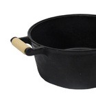 Caçarola De Ferro Fundido Com Cabo Sem Tampa - 3 5 Lt