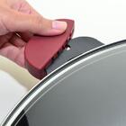 Caçarola De Ferro Fundido Com Tampa De Vidro Nr. 22 De 3,2 Li