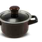 Caçarola Duo 14 Cm 900 Ml Chocolate Ceraflame