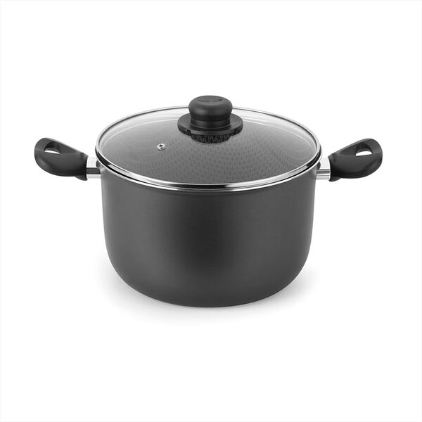 Caçarola Em Alumínio Multiflon Gourmet 22cm Preta