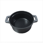 Caçarola Em Ferro Com Tampa Haus Sauté 10x4 5cm Cinza