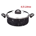 Caçarola Esmaltada 26cm Com Tampa Em Inox