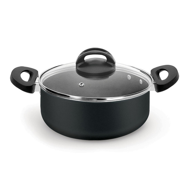 Caçarola Eterna 4,0 Litros Alumínio Com Antiaderente E Tampa