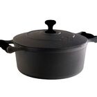 Caçarola Ferro Alça Silicone Preto Libaneza 2 4 Lts 20cm