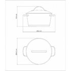 Caçarola Funda Aço Inox 4,20 L Allegra Prata  Tramontina