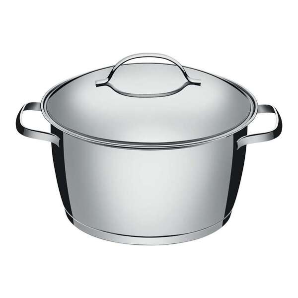 Caçarola Funda Aço Inox 4,20 L Allegra Prata  Tramontina