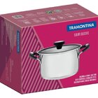 Caçarola Funda Solar Inox Com Fundo Triplo 24cm 6,1l - Tramon