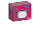 Cacarola Funda Solar Silicone Em Aco Inox Com Fundo Triplo 16