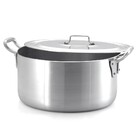 Caçarola Hotel Linha Super Nº 60 Alumínio Polido Com Tampa