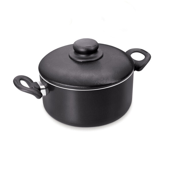 Caçarola Maxxima Antiaderente Preta Nr 16 C/ Tampa Aluminio