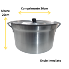 Caçarola Panela 36 + Frigideira Polida Hotel 30