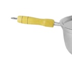 Caçarola Panela De Alumínio Polido Cabo De Madeira 16cm