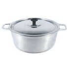 Caçarola Panela Polida Alça Alumínio Fundido Com Tampa 16cm