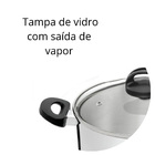 Caçarola Polito Com Tampa 14 Cm Eterna Nigro 13651