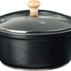 Caçarola Preta Teflon Antiaderente Titanium Javali Am 20cm