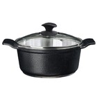 Caçarola Preto Craqueado Alumínio Usinado Javali Aa 28cm