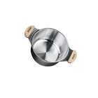 Caçarola Preto Craqueado Alumínio Usinado Javali Am 26cm