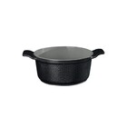 Caçarola Preto Craqueado Antiaderente Cerâmica Javali Aa20cm